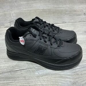 New Balance 577 WW577BK Black Running Walking Work Shoes Sneakers Women's 9.5 D